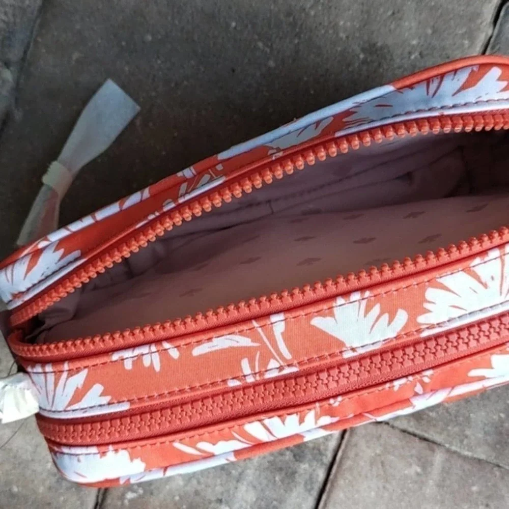 Kate Spade Orange Jae Wild Blossom Camera Bag Crossbody
